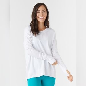 NWT Glyder Lounge Long Sleeve Women’s White Medium